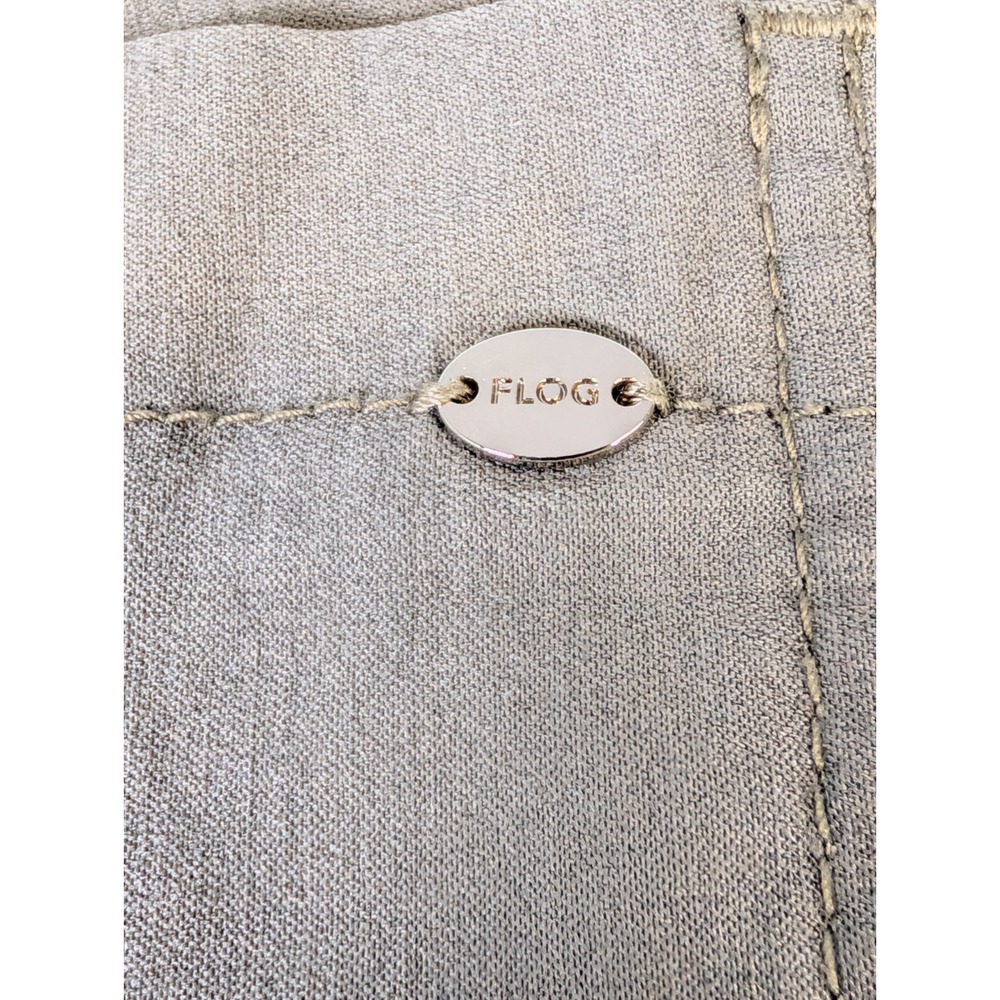 Bevy Flog Jogger Pants Elastic Waist Pockets Ankle Womens Sz30 Greenish Gray EUC - Picture 10 of 14